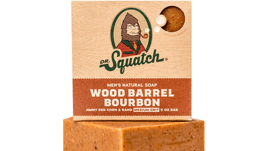 Dr. Squatch Wood Barrel Bourbon Soap
