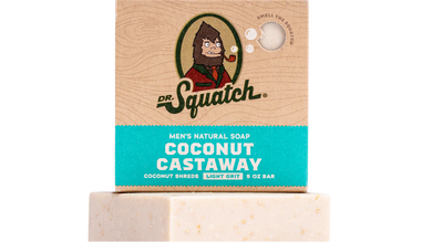 Dr. Squatch Coconut Castaway Bar Soap